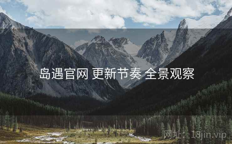 岛遇官网 更新节奏 全景观察