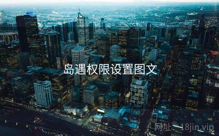 岛遇权限设置图文