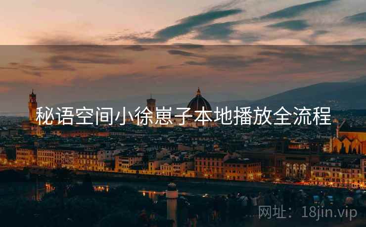 秘语空间小徐崽子本地播放全流程