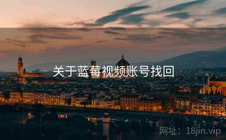 关于蓝莓视频账号找回