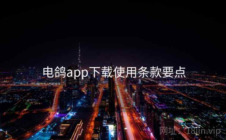 电鸽app下载使用条款要点
